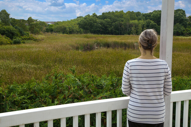 Beautiful deck overlooking the marsh! - Brenwood Park Senior Apartments