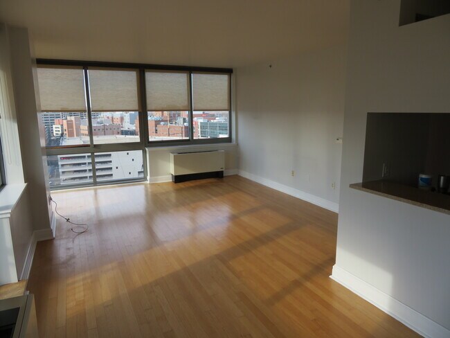 View from dining room/ hardwood floor, and high ceilings - 1 Spring St