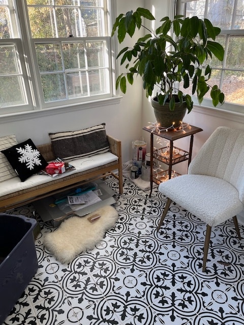 Solárium/vestíbulo a la nueva terraza - 1304 Winstead Pl