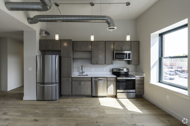 Unit 204, large modern kitchen - The Petronelli