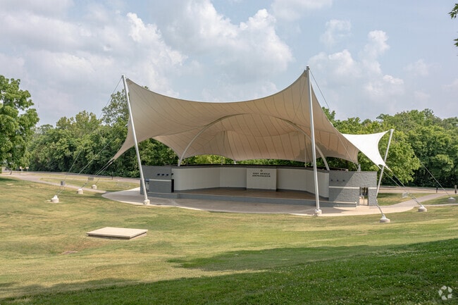 Crockett Park has a large amphitheater for seasonal events in Brentwood.