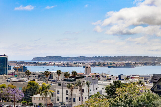 Vista del ático de Coronado y Point Loma sobre Little Italy - Asano on Ivy