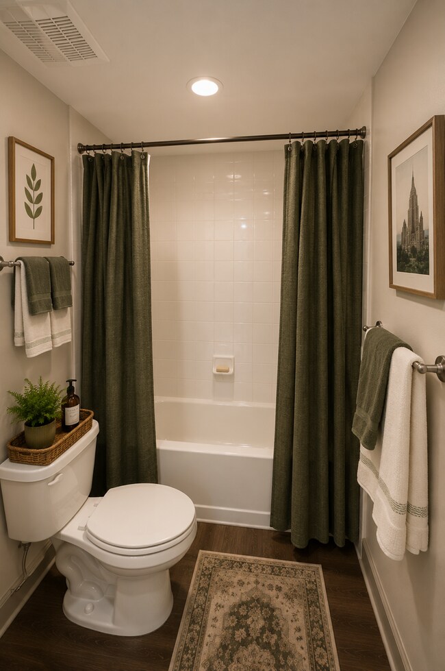 Baño modelo - The Carling Apartments
