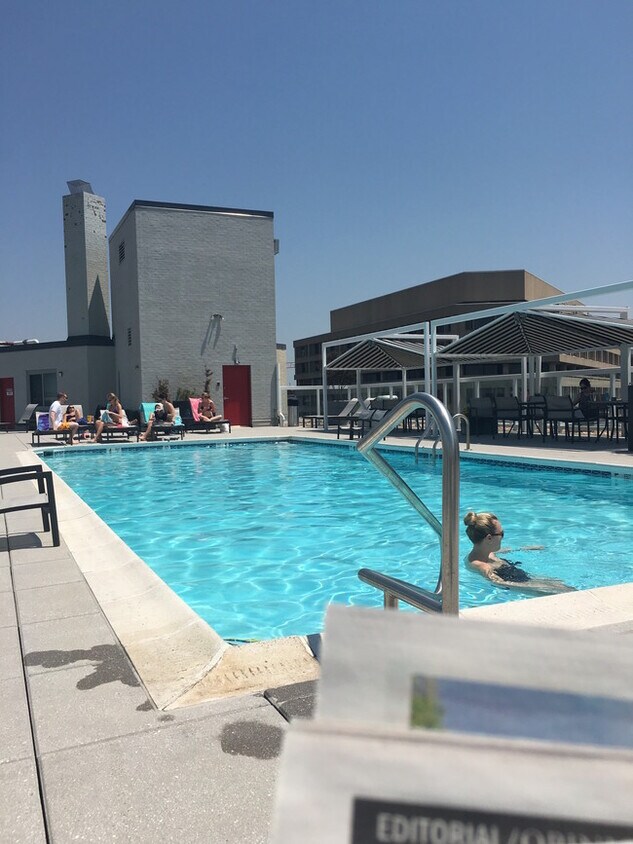 Rooftop pool - 1330 New Hampshire Ave NW