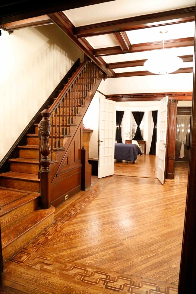 parlor to living room - 352 Parkside Ave