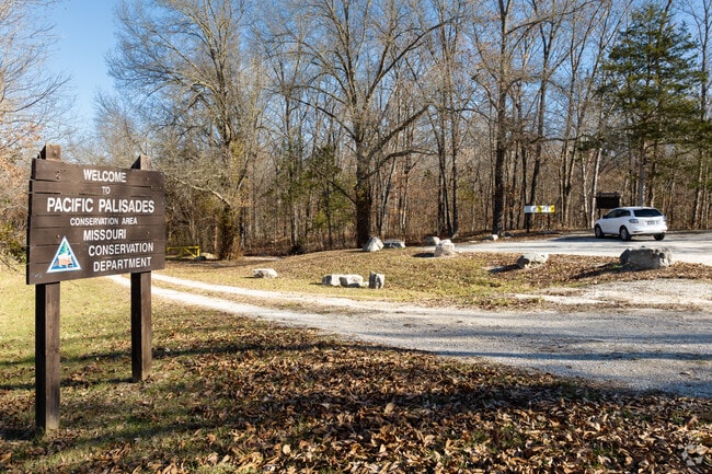 The Pacific Palisades Conservation Area is a 695-acre natural haven located east of Pacific MO.