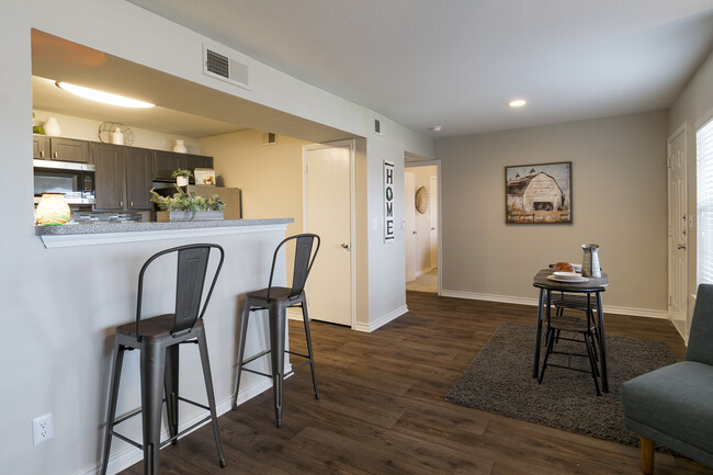 Living and Kitchen Area - Trails of Sanger Apartments