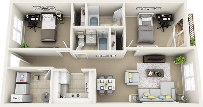 Layout - 111 NW 15th Ter