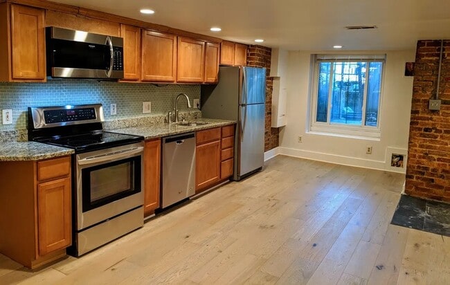 Kitchen and front window - 1317 Irving St NW