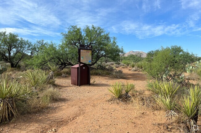 The Sahuarita Trailhead of The Arizona Trail is located in Vail.