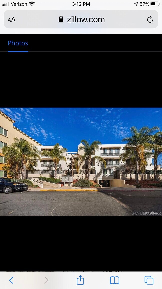 Building Front/Secured Entrance & Parking for(2) - 5540 Lindo Paseo