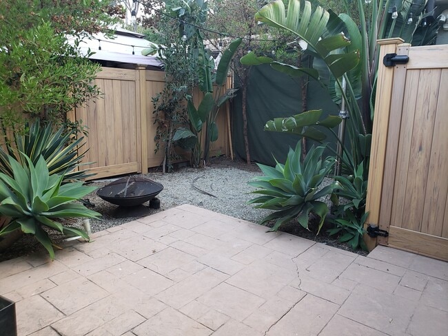 Private yard - 503 Bay St