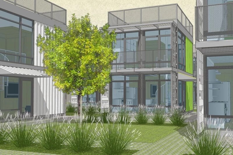 Desarrollo propuesto previamente - Schnitzelburg Container Apartments