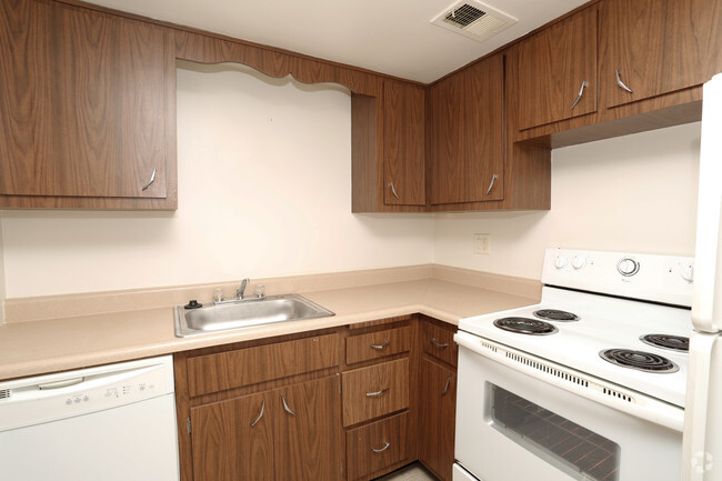 1BR - Kitchen - Monroe Village Apartments