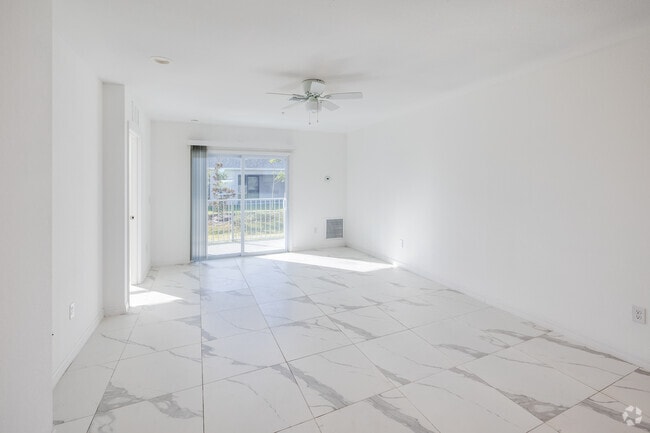 2BR, 2BA - 1,120SF - Unit102 - Living Room - 746 SW 8th Ter