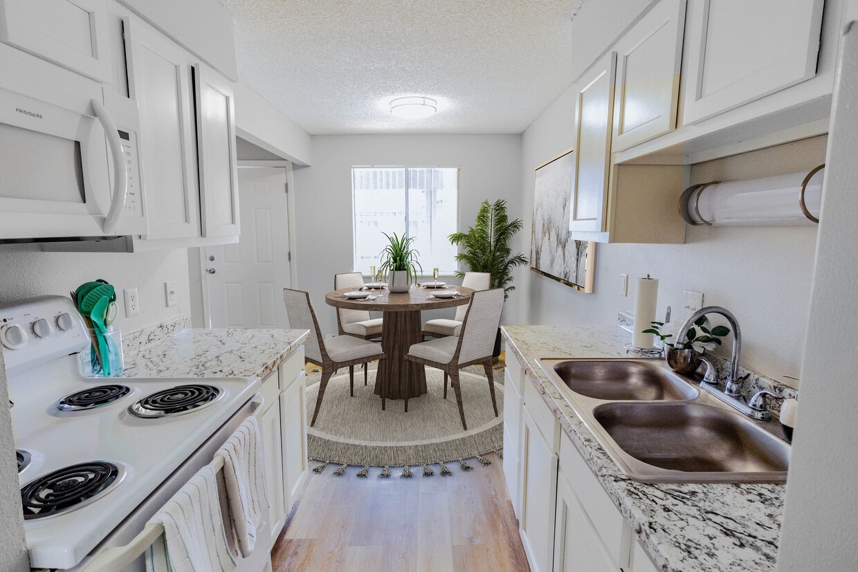 1 BR, 1 BA - Kitchen - Bear Valley Village Apartments