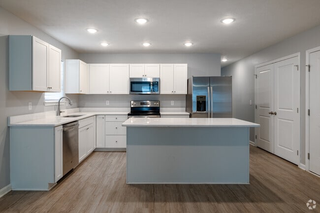 3BR, 2BA - 1,165SF Kitchen - Circle Point Villas