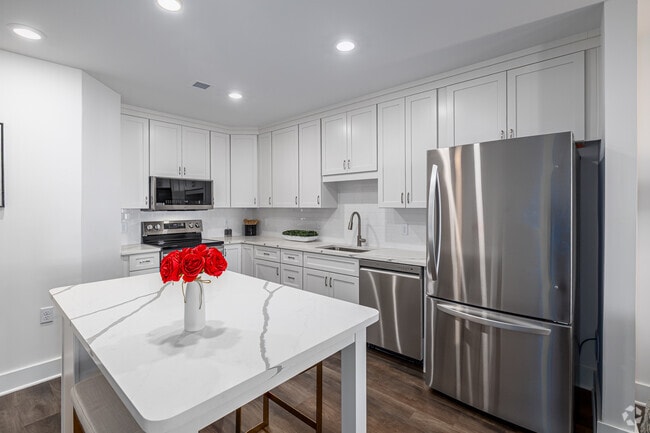 Estilo 1.1B 1HAB, 1BA - Cocina - Meriden Place
