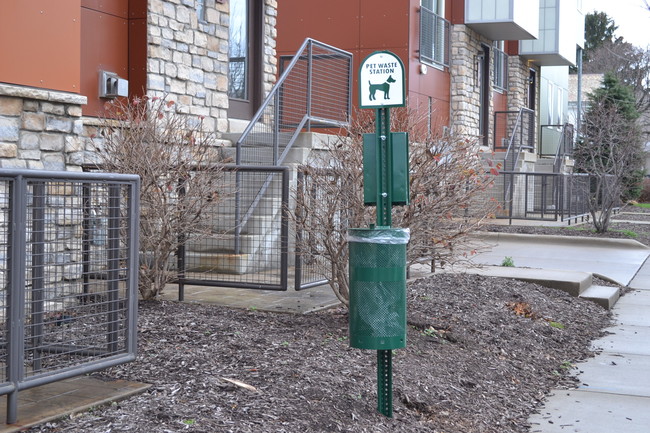 Pet Waste Station - Spicer Village Townhomes and Apartments