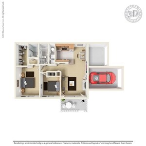 Ashberry Village Apartments – 2B/2B/1CA w/storage