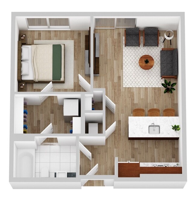 Interior Photo - The Hub Apartments