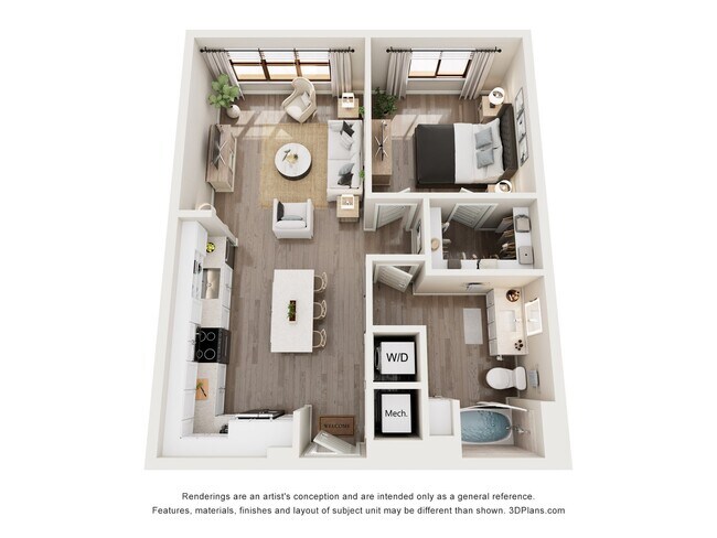 Plano de planta - Mayla Cypress Residences