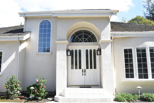 Double Front Doors Entrance - 190 El Camino Real