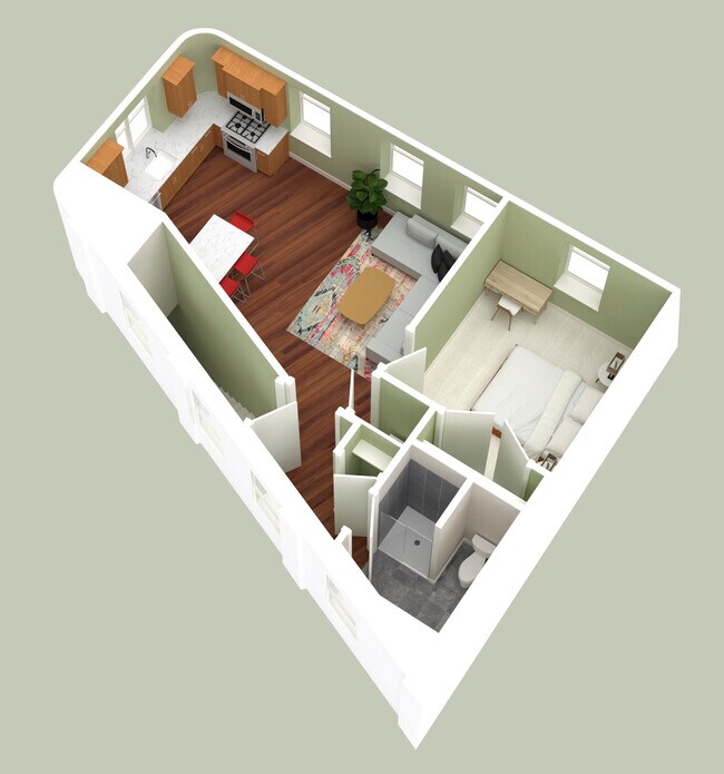 Plano de planta - 2 Church St