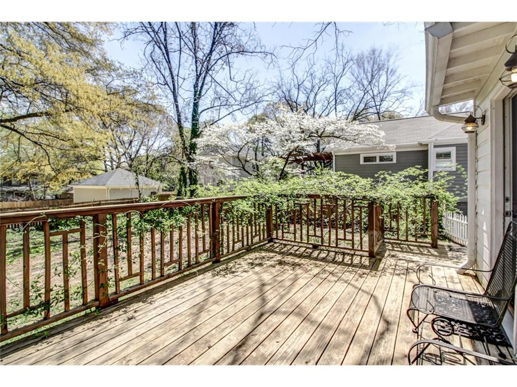 back deck off of kitchen and laundry room area - 182 2nd Avenue Southeast