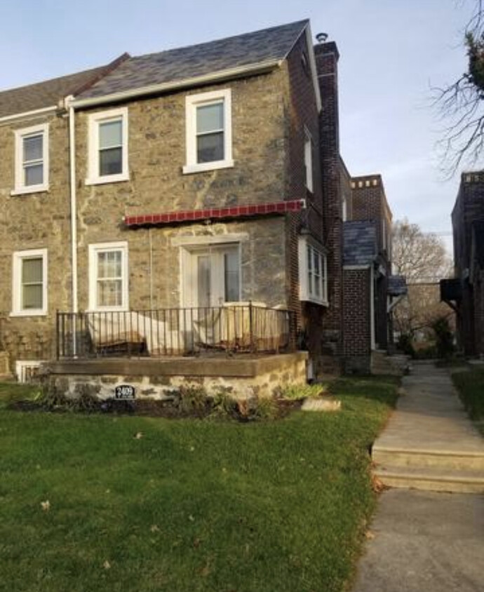 Front View from Street, Porch - 2409 N 57th St