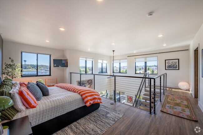 Loft Savory Paradise: 1 habitación, 1,5 baños, 119,5 m², dormitorio - Candy Loft Apartments