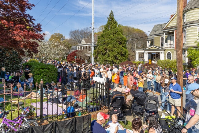 The annual Grant Park Porchfest has grown each year to become quite a community event.
