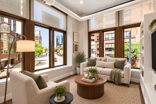 AI staged photo of living area - Peregrine Peninsula