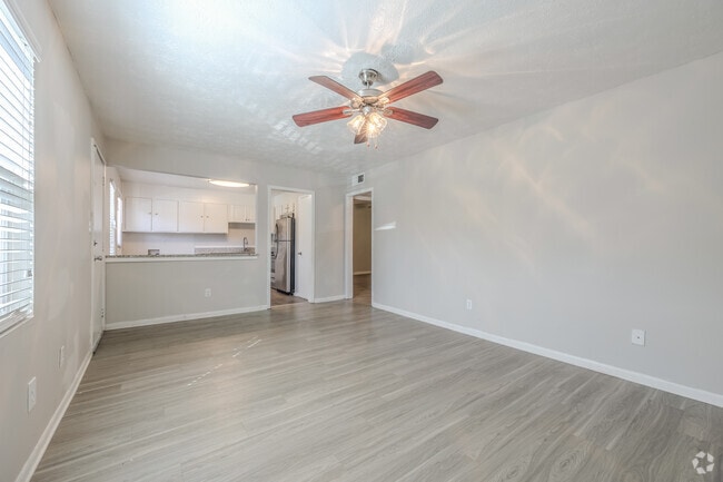 2BR, 1BA - 770SF - Living Room - Copa Parque Apartments