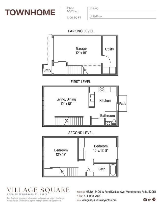Interior Photo - Village Square Townhomes
