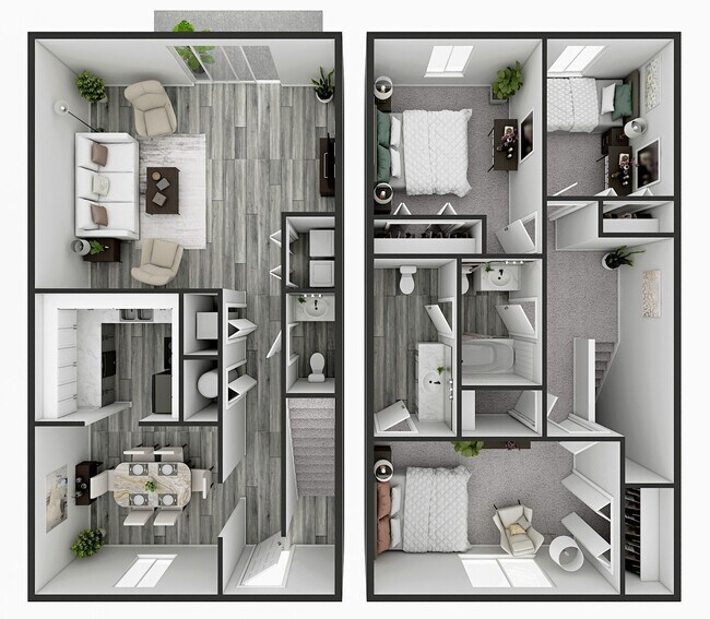 1213 Sq. Ft. - Emerald Square Villas