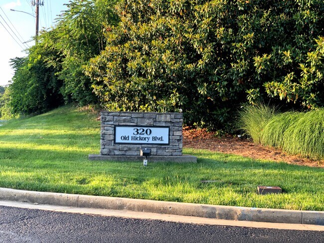 Mile marker on Old Hickory Blvd - 320 Old Hickory Blvd