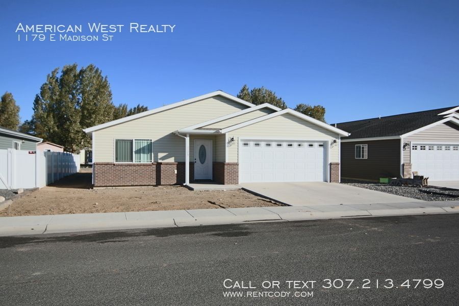 Singlelevel home like new House for Rent in Powell, WY