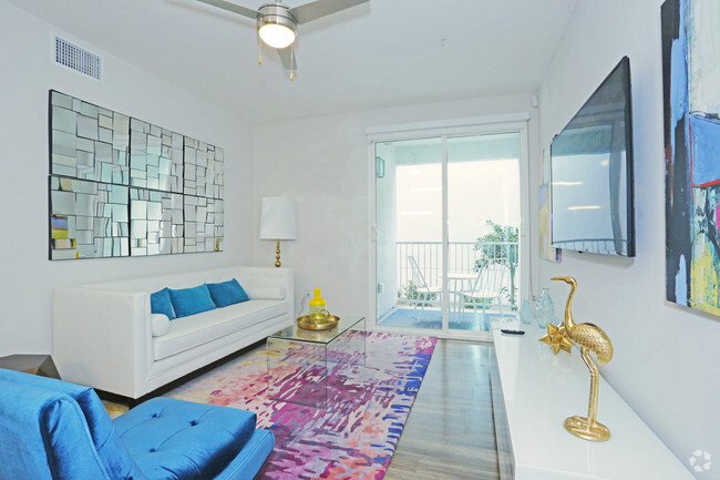 1BR, 1BA - Beacon Living Room - South Beach by Logan