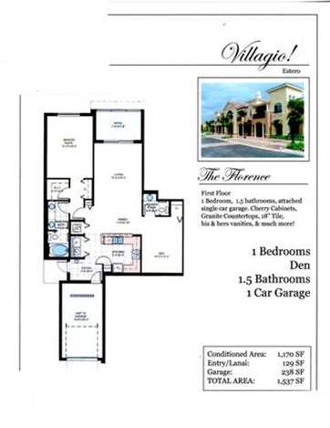 Condo layout - 20260 Estero Gardens Cir