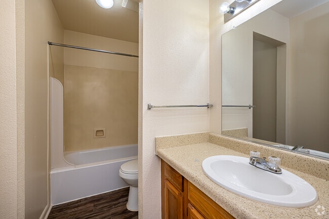 2BR, 1BA - 1,104SF - Bathroom - Village at Federal City - MilitaryHousing