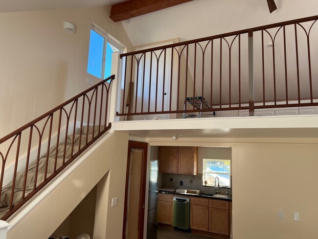 Stairs to Loft Bedroom - 85 La Cross St