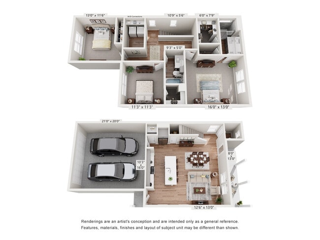 C1 floor plan Cypress Heights - Cypress Heights