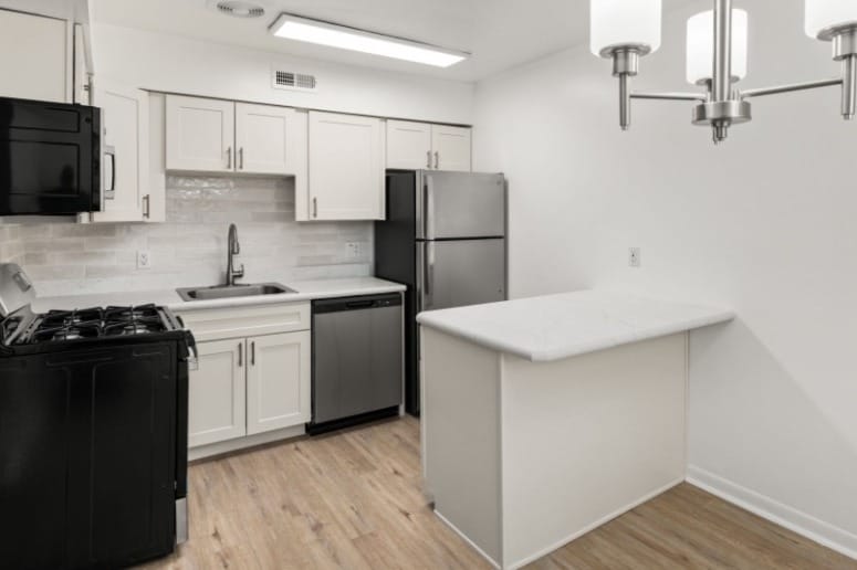 Prestige Kitchen Style- Shown here in a 1-bedroom floor plan - Gateway Apartments