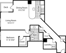 1 Bed 302-1602 NW