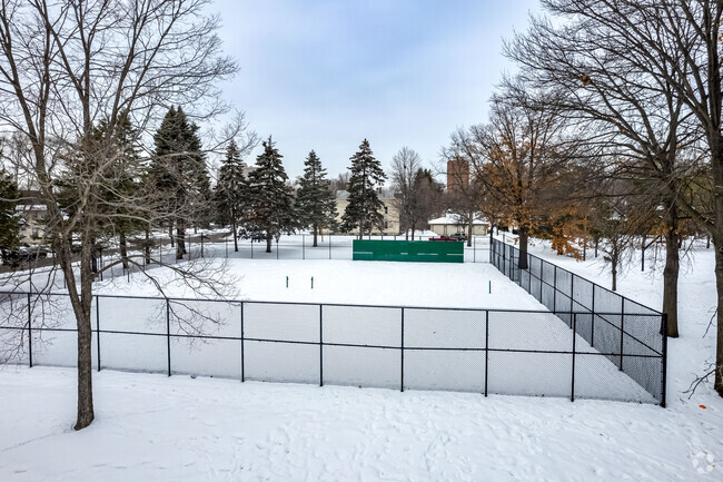 Enjoy a leisurely game of tennis at the Matthews Park tennis courts.