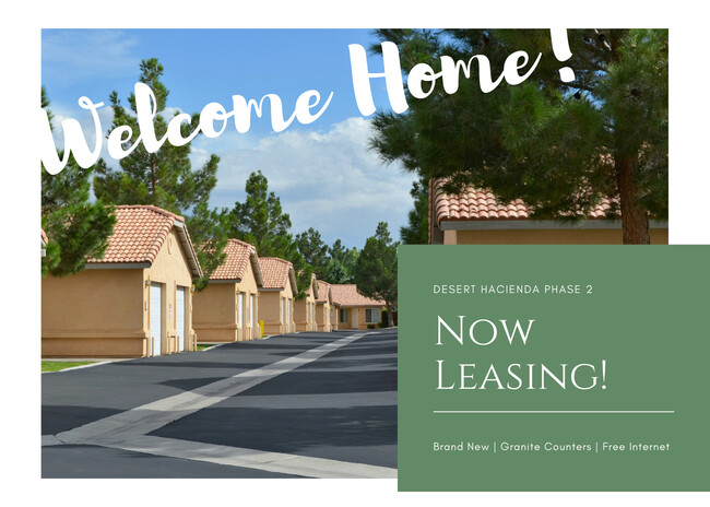 BRAND NEW Apartments Available NOW - Desert Hacienda Apartments