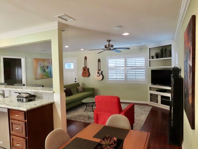 Open Floor Plan: Living Area, Dining Area & Kitchen - 75 Jordan Ave