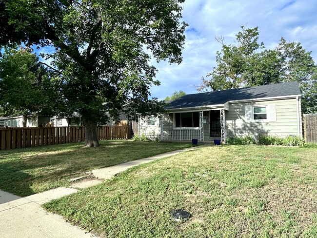 Covered porch with the shade of a mature tree. - 1335 Dallas St