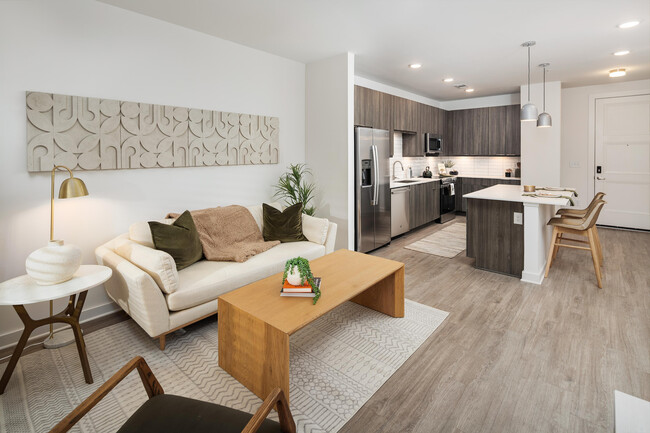 Experience modern comfort in this chic apartment designed for stylish living. - Solis Dresden Village